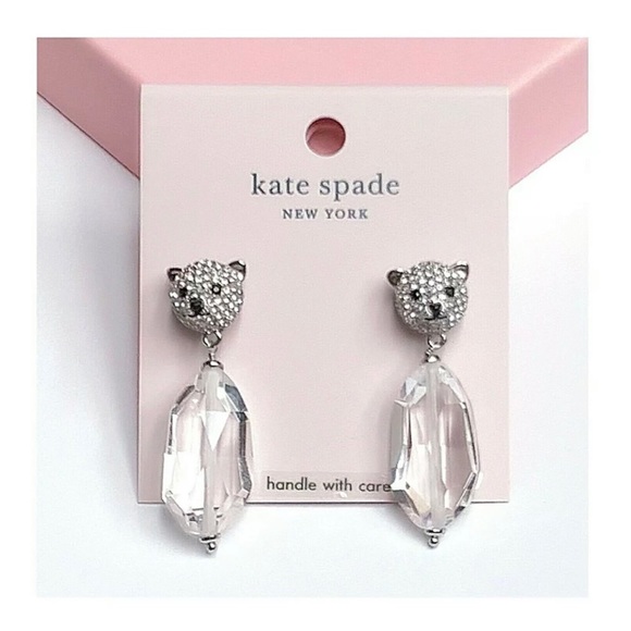 kate spade Jewelry Nwt Kate Spade Arctic Friends Polar Bear Silver